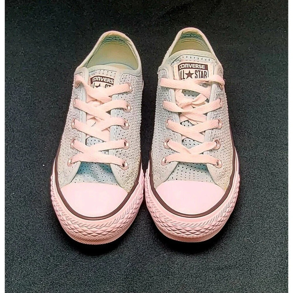 Converse All Star Mesh Sneakers Women’s 6 Mint Green Low Casual 551623F - Picture 7 of 9